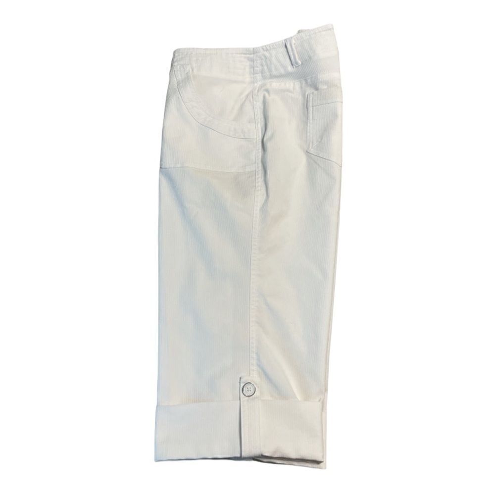 Sharagano Studio Tailored White Bermuda Shorts size 12 - Picture 3 of 8